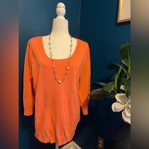 Preppy Coral Sweater